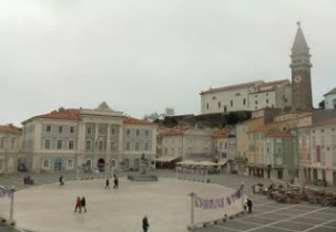 Imagen de vista previa de la cámara web Tartini Square - Piran